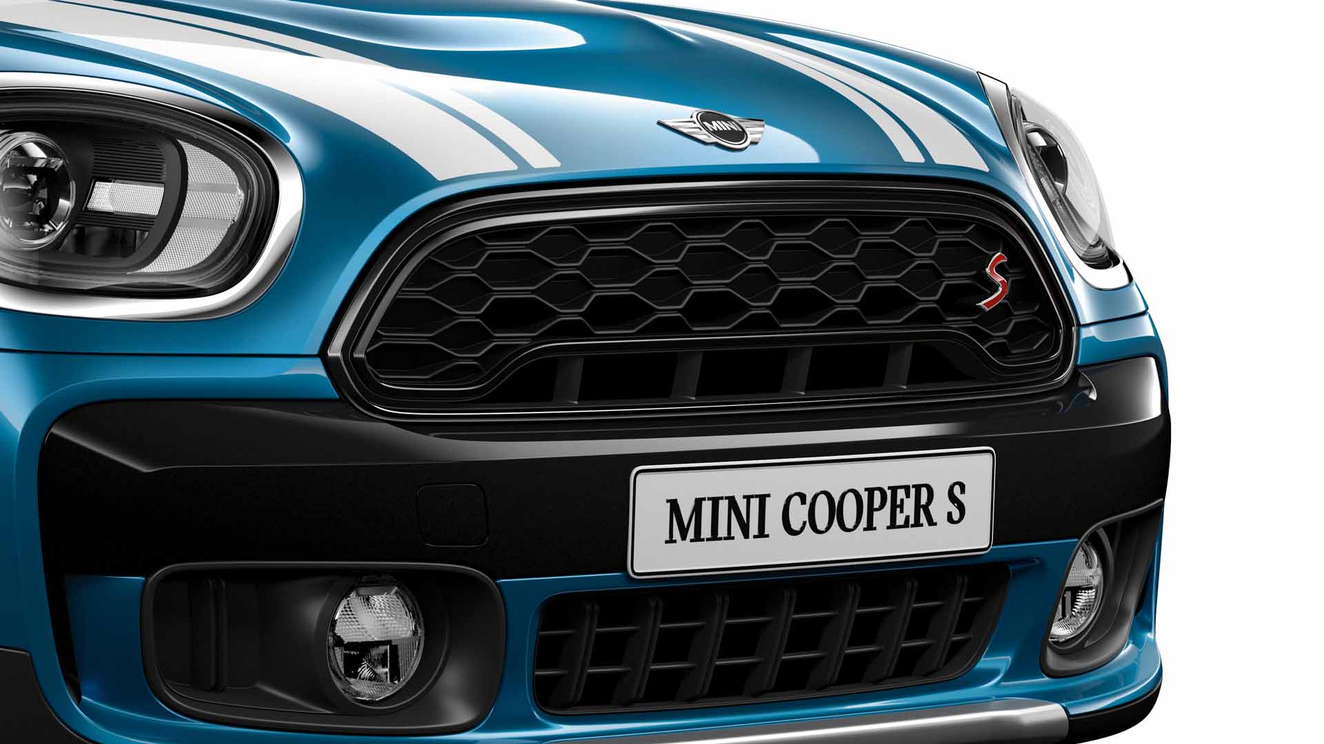 Mini Schlüsselanhänger Cooper Blau John Works R55 R56 R57 Clubman Tuning