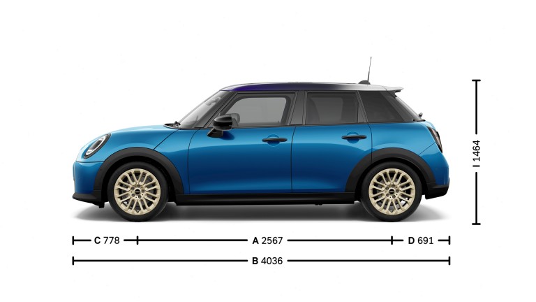 MINI Cooper 5 door – Abmessungen – Introbild